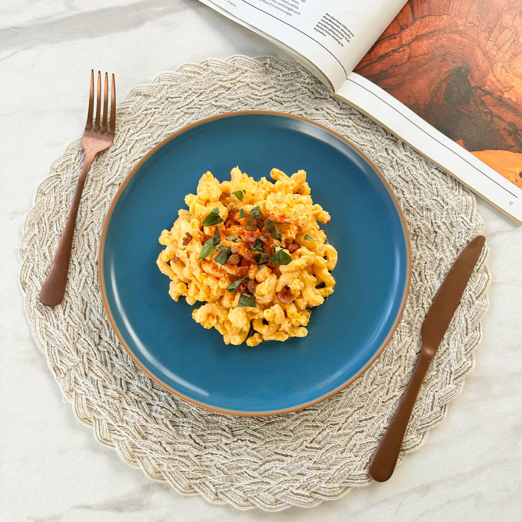 Mora Ceramic Artisan Matte Dinner Plates Set of 6, 10 inch Dish Set - Microwave, Oven, and Dishwasher Safe, Scratch Resistant, Modern Rustic Dinnerware- Kitchen Porcelain Serving Dishes
